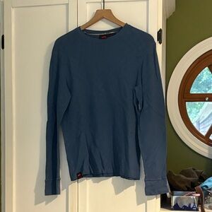 Men's Blue Long Sleeve Shirt